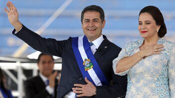 El presidente de Honduras, Juan