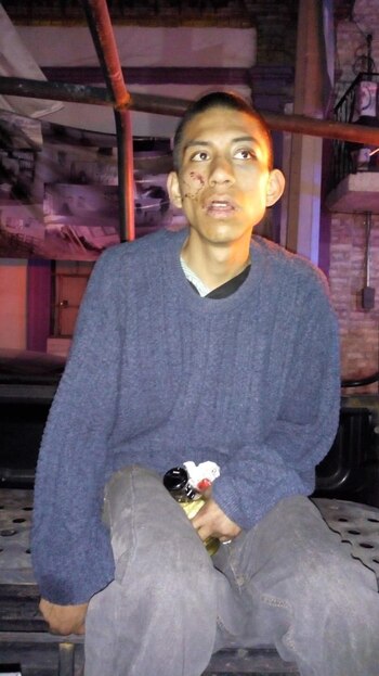 Así fue encontrado Marco Antonio