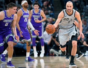 Manu Ginobili (AP Photo/Darren Abate)