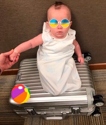 Juan disfrutando de sus primeras