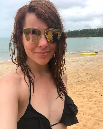 Agustina en Brasil. (Foto Instagram)