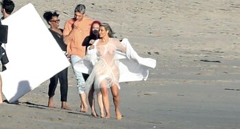 Kim Kardashian en Malibu. (Foto