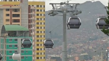 El teleférico de La Paz,