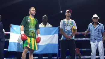 Saucedo, con la camiseta de