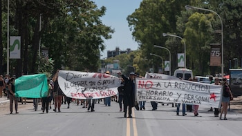 Protesta en Pinamar a fines de enero (Diego Medina)