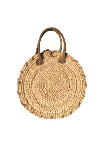 Canasto con manijas de gamuza