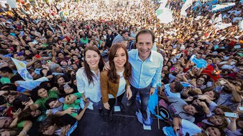 El intendente de Escobar durante