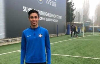 Franco Vezzoni arribó al Inter desde el Club Deportivo Atalaya, de la Liga cordobesa