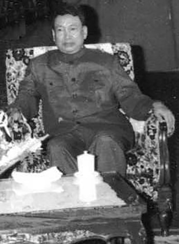 Pol Pot, líder del Khmer