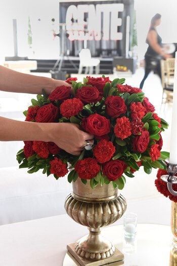 Un detalle de los arreglos