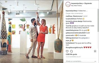 Adam Russell y Kelly Lever