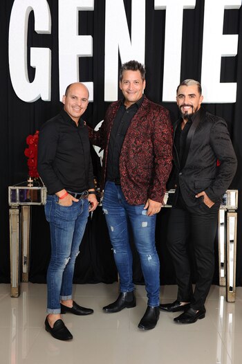 Ángel Carabajal, Zaul Showman y Fernando Bertona. (Foto Matías Campaya/GENTE)
