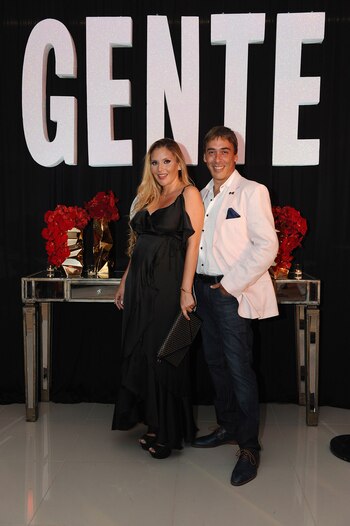 René Bertrand y su mujer Belén Giménez (Foto Matías Campaya/GENTE)