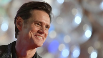 El actor estadounidense Jim Carrey durante el 74 Festival de Cine de Venecia el 5 de septiembre de 2017. (AFP/Archivos – Tiziana FABI)