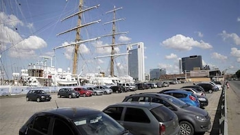 La playa de estacionamiento de la polémica.