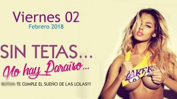 El flyer que promociona el sorteo de hoy a la noche