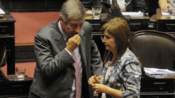Oscar Aguad y Patricia Bullrich