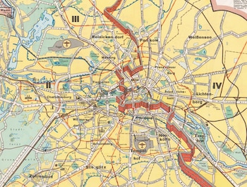 Un mapa que muestra el
