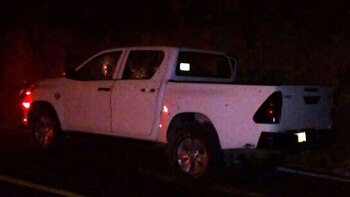 Desde esta camioneta se realizaron