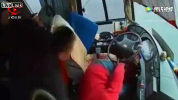 El conductor sufrió un derrame