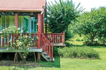 Construída con madera de demolición.