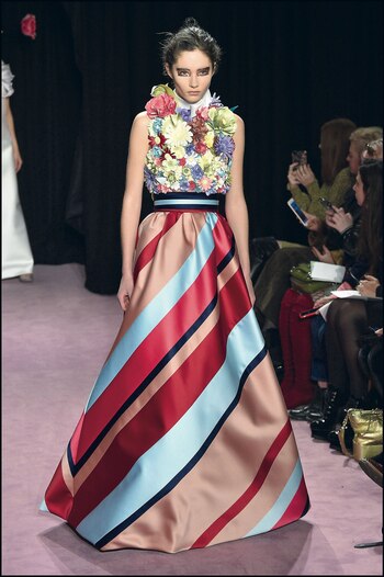 Las flores fueron protagonistas.