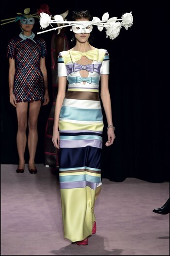 Los motivos geométricos fueron parte