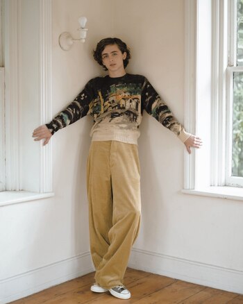 Carismático y con mucha soltura, Timothée