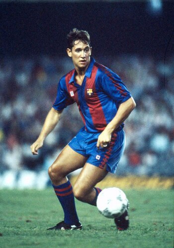 Lineker jugó en el Barcelona