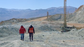 Eduardo y Alberto en Mina