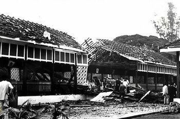 El bombardeo de Rangún en