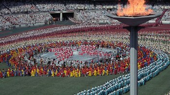La ceremonia de apertura de