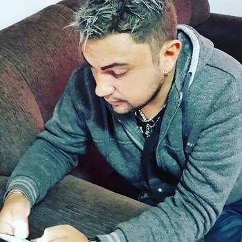 Valentín Ozuna, el representante y