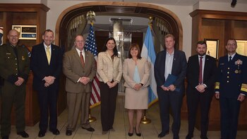 Patricia Bullrich durante su reciente