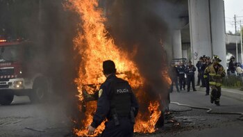 Imágenes del operativo donde fue