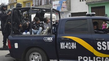 Imágenes del operativo donde fue