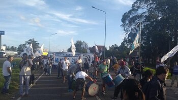 Piquete del Frente Milagro Sala (Gentileza 0223.com)