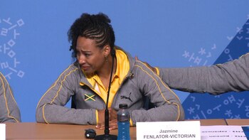 La emoción e Jazmine Fenlator