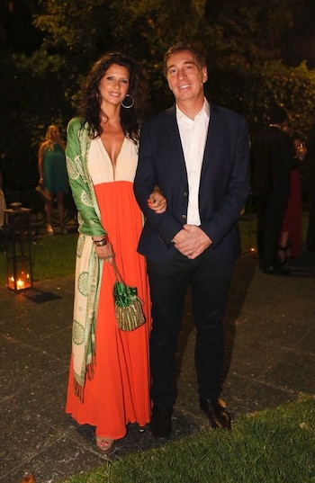 Diego Santilli junto a su