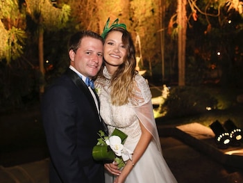 Alex Campbell y Melina Gadano,