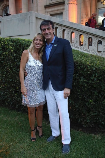 Bullrich y su esposa, María