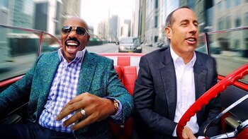 “Comedians in cars getting coffee”
