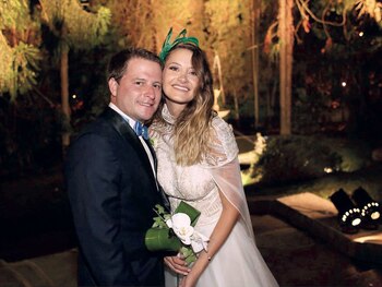 Flamantes marido y mujer. (Foto