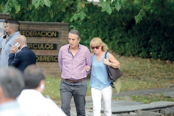 Gustavo Tubio y su mujer,