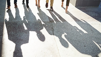 Al grupo que entrenó con