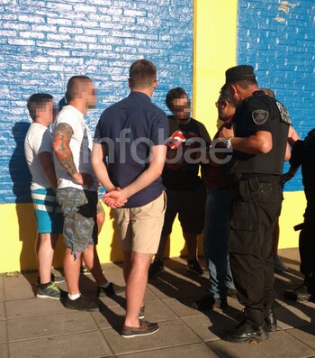 Los hinchas rusos fueron a