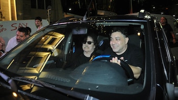Charly García, llegando al Coliseo
