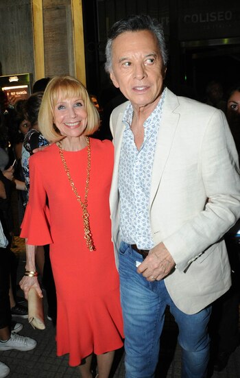Evangelina Salazar y Palito Ortega, amigos de Charly