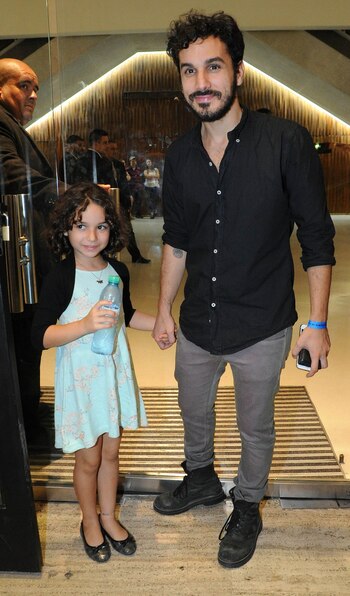 Martín Slipak y su hija
