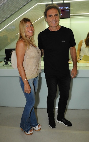 Oscar Ruggeri y su esposa Nancy